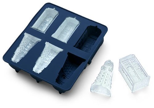 Dr. Who Silicone Ice Tray - Tardis & Daleks by Vikeva Dr Who Ice
